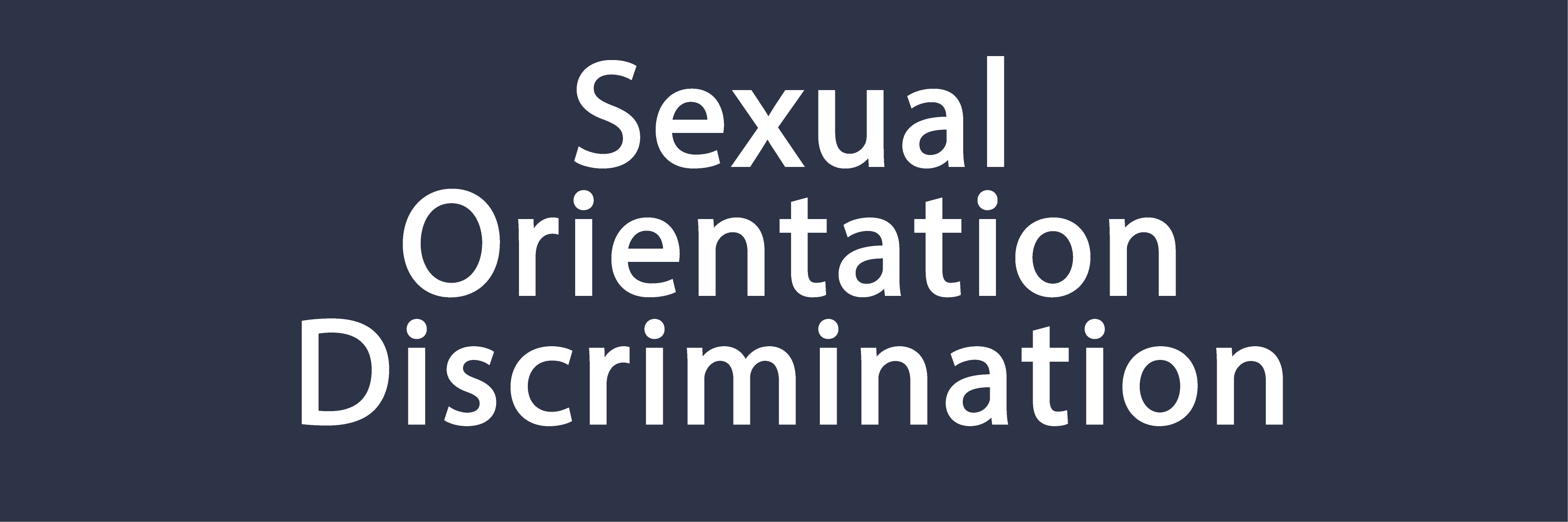 Sexual Orientation Discrimination