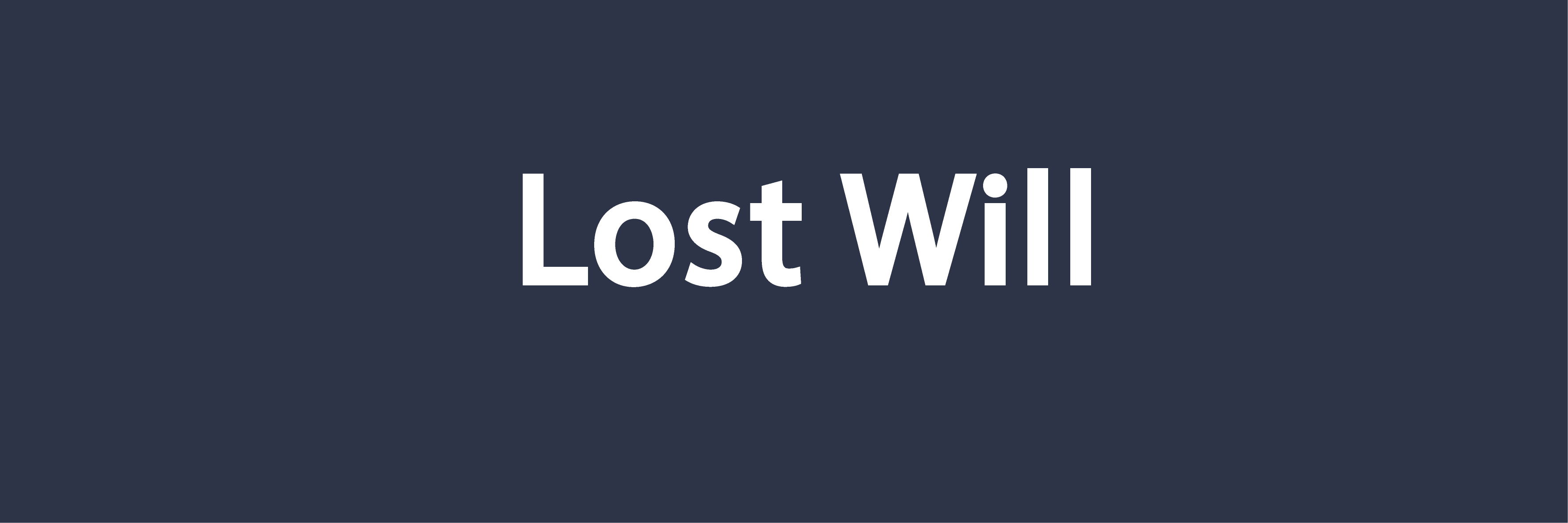 Lost Will