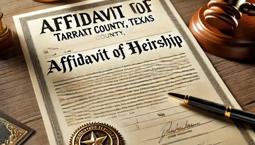 Understanding the Affidavit of Heirship for Tarrant County in Texas