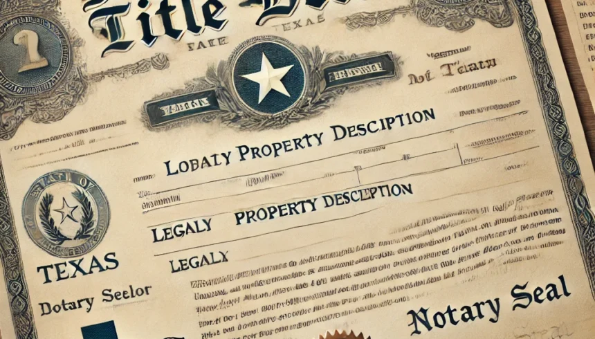 How to Change Name on Property Title Deeds in Texas (2025)