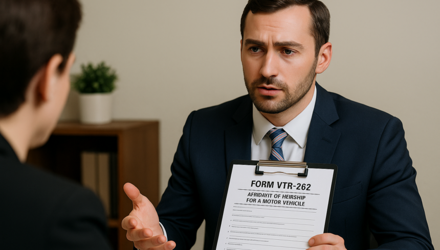 What Is VTR-262? Understanding the Affidavit of Heirship for Motor Vehicle Transfers in Texas