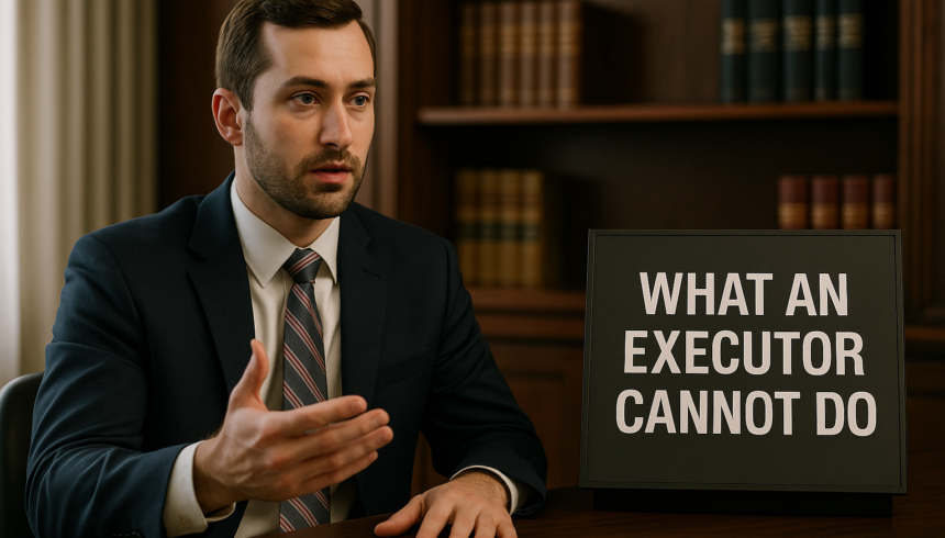 What an Executor Cannot Do: Understanding the Limits of Executor Authority in Texas