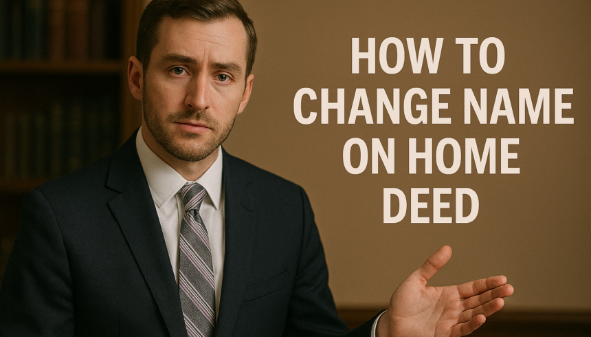 How to Change Name on Home Deed in Texas: A Step-by-Step Guide