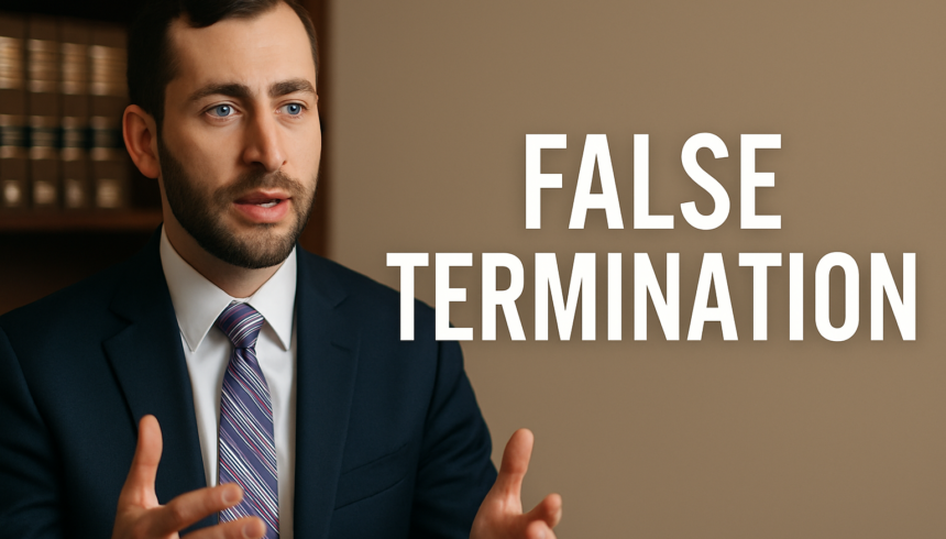 False Termination Lawyer in Texas: What to Do If You Were Wrongfully Fired
