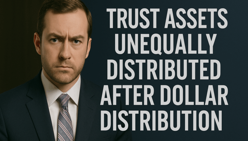 Trust Assets Unequally Distributed After Dollar Distribution