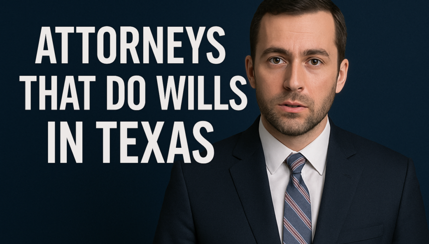 Attorneys That Do Wills in Texas: What You Need to Know
