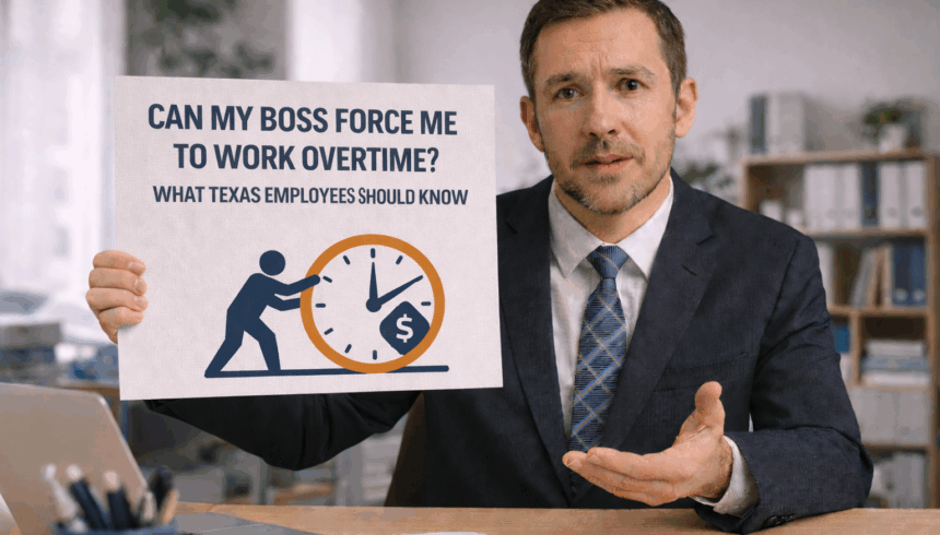 Can My Boss Force Me to Work Overtime? What Texas Employees Should Know